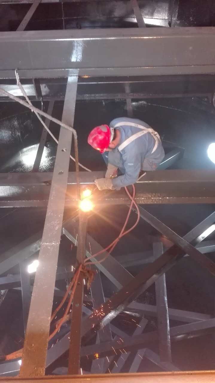 脫硫防腐施工電焊交叉作業 脫硫防腐施工電焊交叉作業